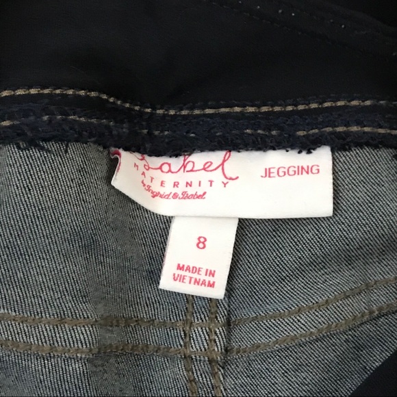 Lot of 3 maternity jeans distressed size 8 - Picture 9 of 14